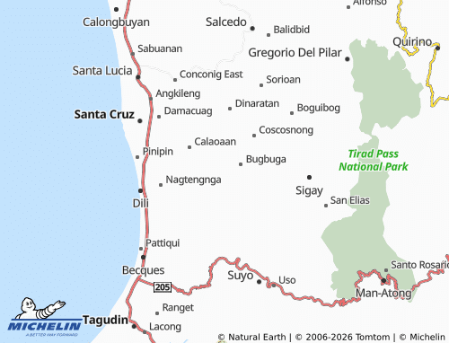 MICHELIN Daligan map - ViaMichelin