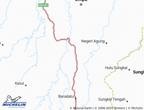 MICHELIN Bumi Ratu map - ViaMichelin