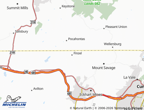 Mappa MICHELIN Finzel - ViaMichelin