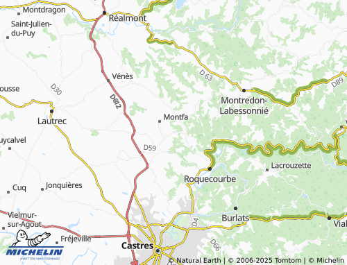 MICHELIN Saint-Jean-de-Vals map - ViaMichelin