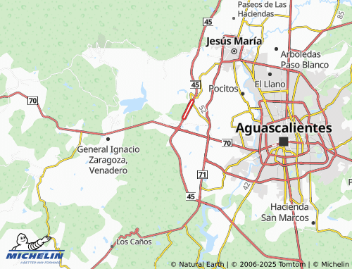 MICHELIN Lomas del Picacho map - ViaMichelin