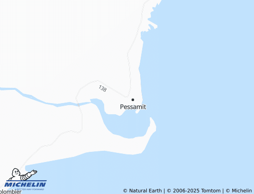 MICHELIN Betsiamites map - ViaMichelin