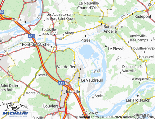 Mapa MICHELIN Léry - ViaMichelin