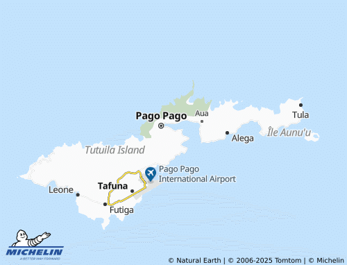 MICHELIN Fagatogo map - ViaMichelin