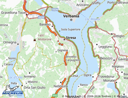 Mapa MICHELIN Vezzo - ViaMichelin