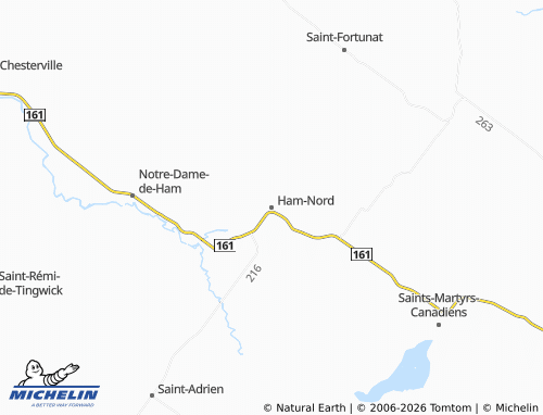 MICHELIN-Landkarte Ham-Nord - ViaMichelin