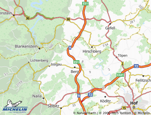 MICHELIN-Landkarte Schnarchenreuth - ViaMichelin