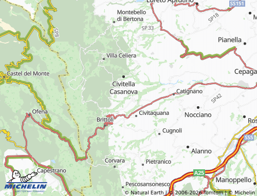 Mapa MICHELIN Vicoli Vecchio - ViaMichelin