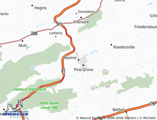 Mappa MICHELIN Ravine - ViaMichelin