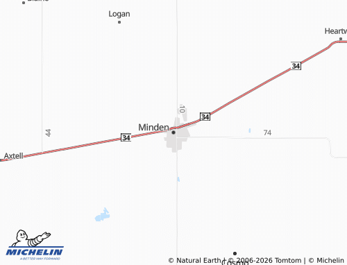 Mapa MICHELIN Minden - ViaMichelin