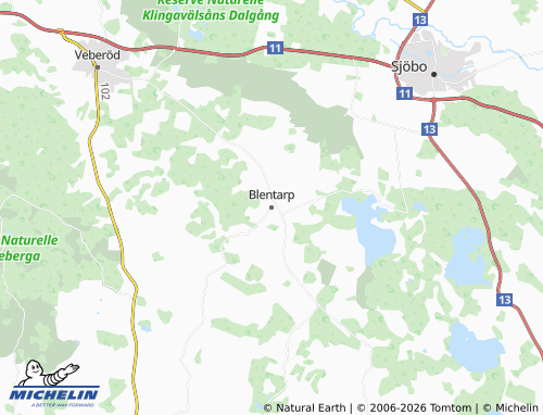 Carte MICHELIN Blentarp - ViaMichelin
