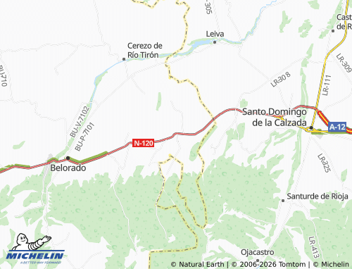 MICHELIN Castildelgado map - ViaMichelin