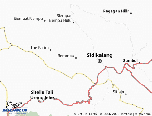 MICHELIN Berampu map - ViaMichelin