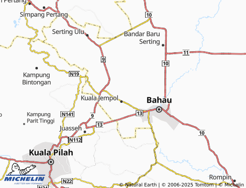 MICHELIN-Landkarte Kampung Peladang - ViaMichelin