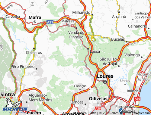 MICHELIN Bocal map - ViaMichelin