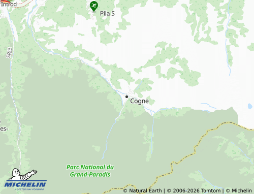 MICHELIN-Landkarte Cogne - ViaMichelin