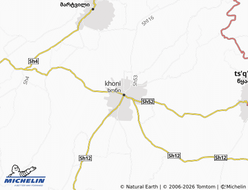 Carte MICHELIN khoni - ViaMichelin