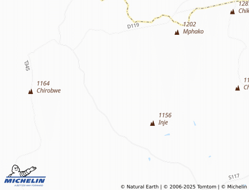 MICHELIN Masinja map - ViaMichelin