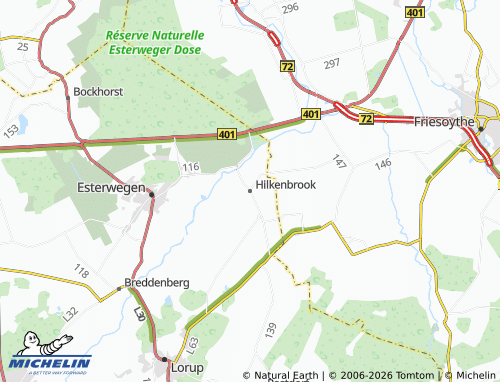 MICHELIN Hilkenbrook map - ViaMichelin