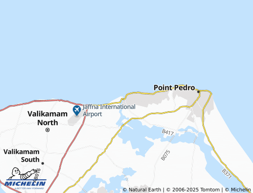 Mappa MICHELIN Thondamanaru North - ViaMichelin