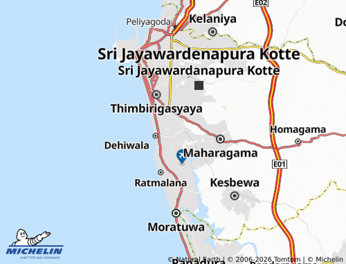 MICHELIN Nedimala map - ViaMichelin