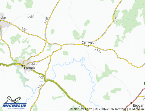 MICHELIN Carstairs Junction map - ViaMichelin