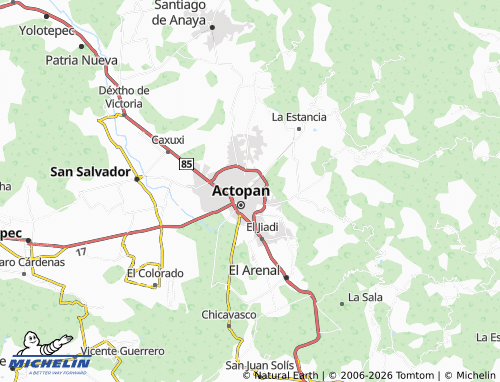 Mapa MICHELIN Eulalio Ángeles - ViaMichelin