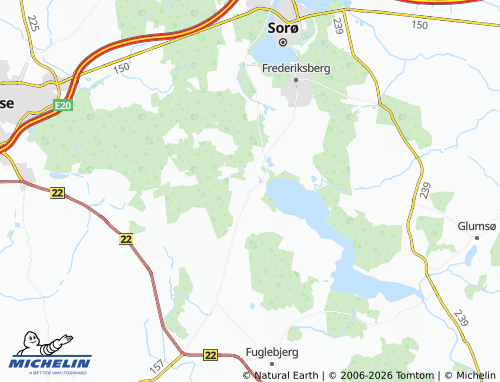 Mappa MICHELIN Lynge-Eskilstrup - ViaMichelin