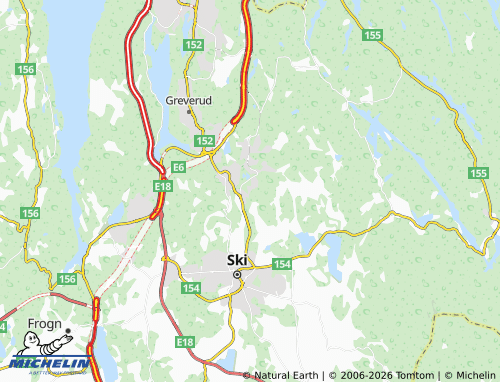 MICHELIN-Landkarte Langhus - ViaMichelin