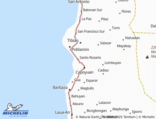 MICHELIN-Landkarte Santo Rosario - ViaMichelin