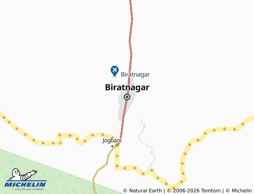 MICHELIN-Landkarte Biratnagar - ViaMichelin