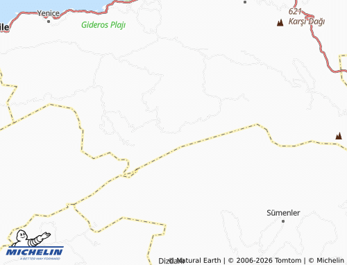 Mappa MICHELIN Ortaca - ViaMichelin