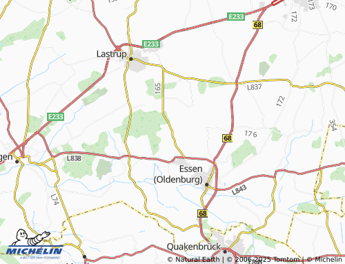 Mapa MICHELIN Herbergen - ViaMichelin