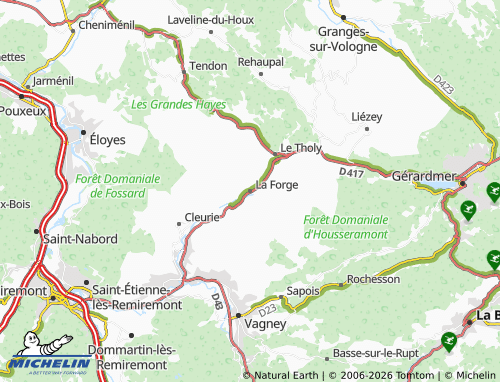 Mapa MICHELIN La Forge - ViaMichelin