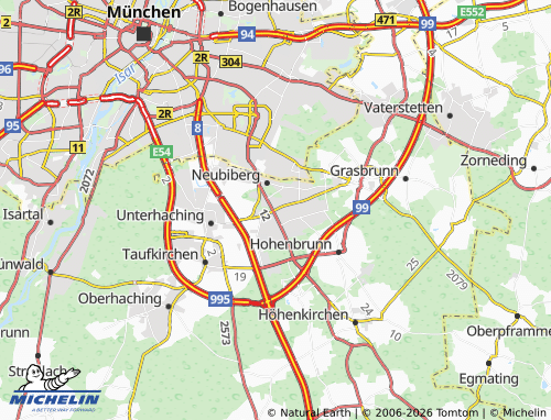 MICHELIN Ottobrunn map - ViaMichelin
