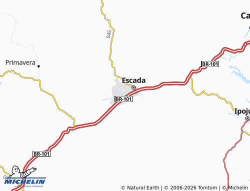 MICHELIN Mangueira map - ViaMichelin