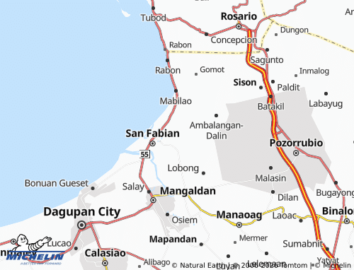 MICHELIN Tocok map - ViaMichelin