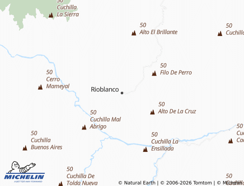 Mapa MICHELIN Rioblanco - ViaMichelin