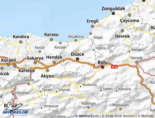 MICHELIN-Landkarte Düzce - ViaMichelin