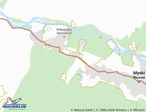 MICHELIN-Landkarte Podobas - ViaMichelin