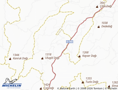 MICHELIN Boyalıca map - ViaMichelin