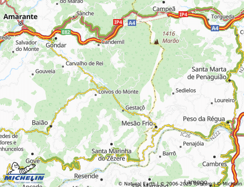MICHELIN Ordem map - ViaMichelin