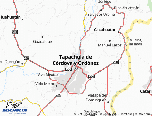Mappa MICHELIN Baldio Tapachula - ViaMichelin