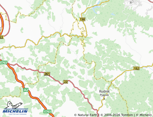 MICHELIN-Landkarte Trudeli - ViaMichelin