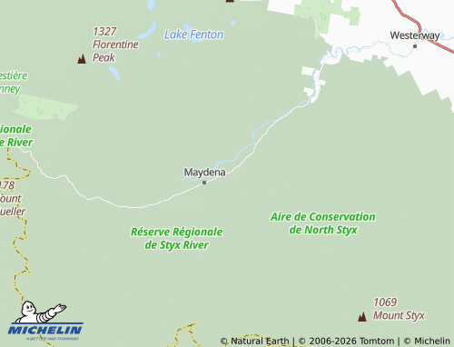 MICHELIN Fitzgerald map - ViaMichelin