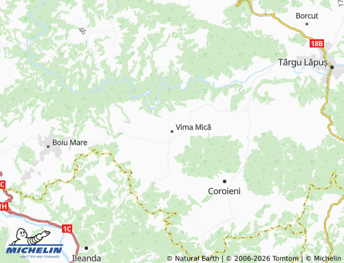 MICHELIN Vima Mică map - ViaMichelin