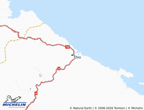 Mapa MICHELIN Thio - ViaMichelin