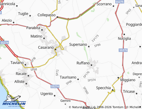 Mapa MICHELIN Manfio - ViaMichelin