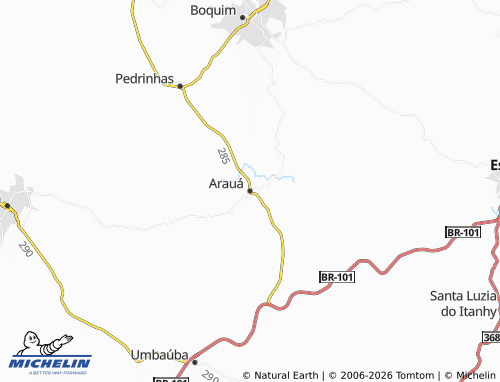 Mapa MICHELIN Arauá - ViaMichelin