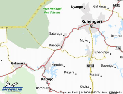 Mappa MICHELIN Busogo - ViaMichelin
